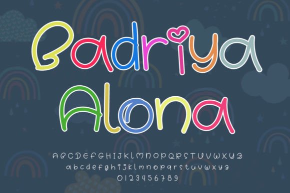 Badriya Alona: A Script Font for Subtle Elegance