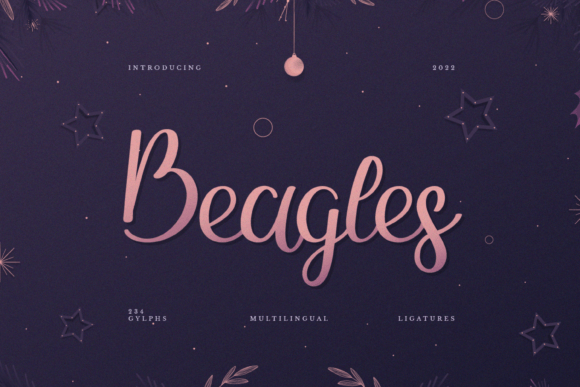 Beagles Font: A Beautiful Handwritten Typeface for Digital Design