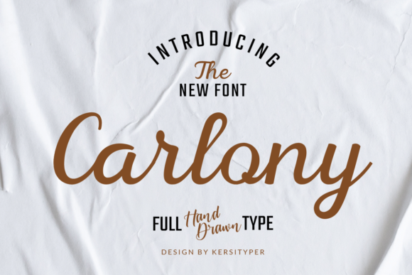 Carlony: The Handwritten Font That Elevates Your Brand Typography