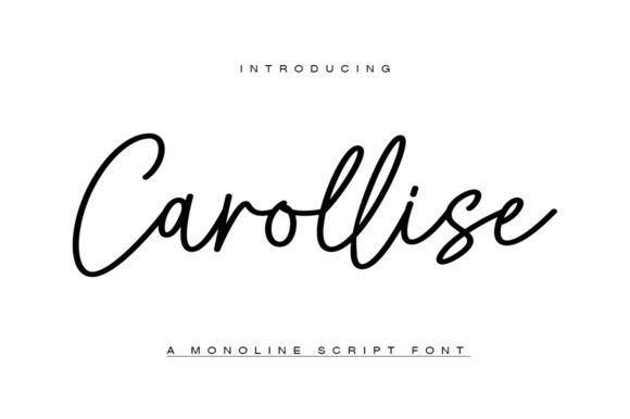 Carollise: A Graceful Script Font for Editorial Elegance