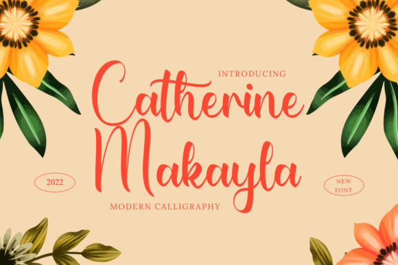 Catherine Makayla: A Handwritten Typeface for Polished Web Design