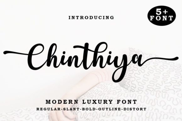 Chinthiya: A Handwritten Typeface for Editorial Elegance