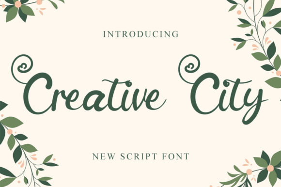 Creative City Typeface: Elevate Your Brand with Handwritten Elegance