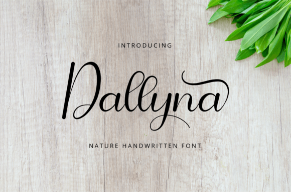Dallyna: A Script Font That Brings Handmade Projects to Life