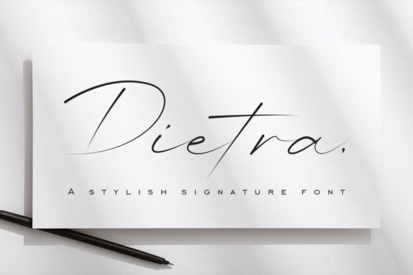Ditra: A Handwritten Font with Elegance for Craft Projects