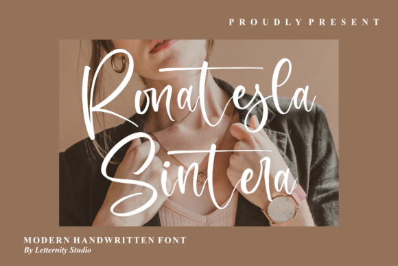Enhance Your Brand with the Ronatesla Sintera Handwritten Font