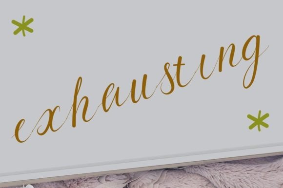 Exhausting Font: Elevate Your Editorial Design with Handwritten Elegance