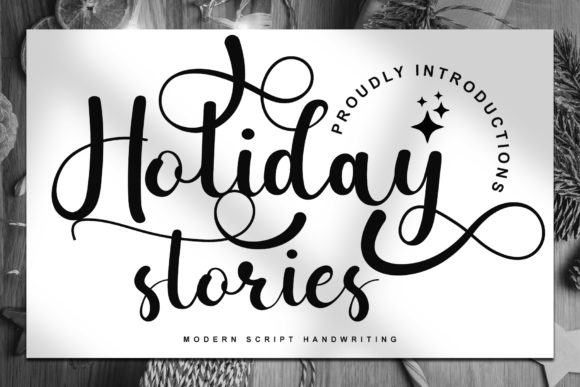 Holiday Stories: A Handwritten Font for Heartfelt Web Design