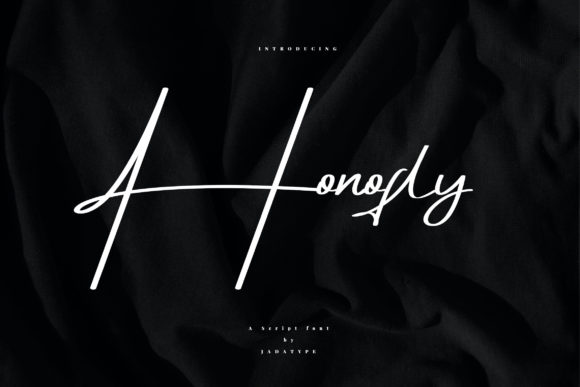 Honofly: A Script Font with Personality