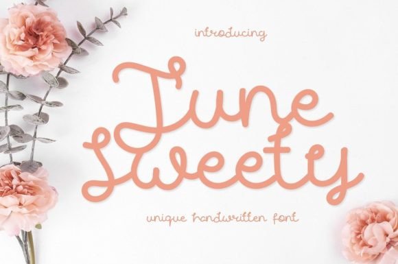 June Sweety: A Handwritten Font for Makers and Merchants