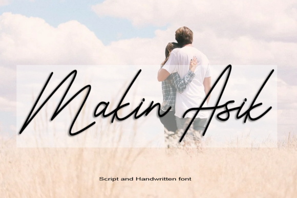 Makin Asik: A Handcrafted Typeface for Editorial Elegance