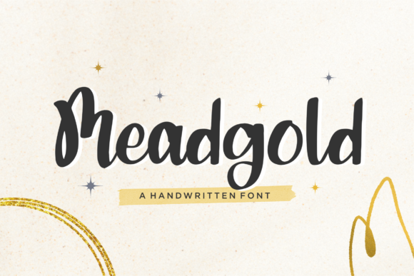Meadgold: A Handwritten Typeface for Editorial Elegance