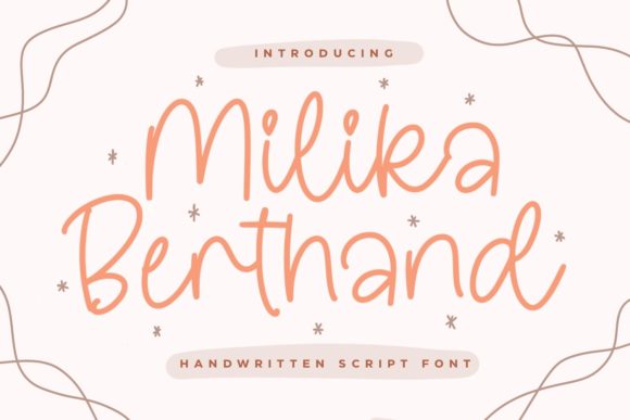 Milika Berthand Font: A Simple Typography Choice That Elevates Branding