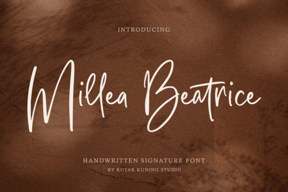 Millea Beatrice: A Signature Script Font for Memorable Campaigns