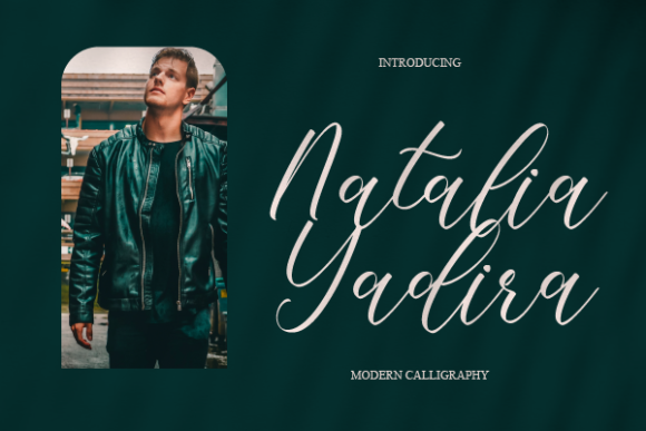 Natalia Yadira: A Beautiful Handwritten Typeface for Branding Projects
