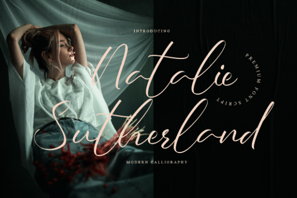 Natalie Sutherland: A Handwritten Font for Editorial Elegance
