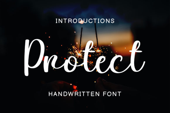 Protect Font: A Handwritten Typeface That Builds Trust