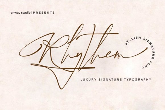 Rhythem Signature: A Premium Script Font for Campaign Designers