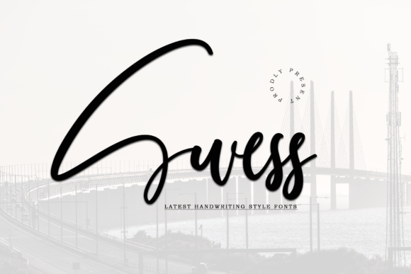 Swess: A Handwritten Font That Adds Elegance to Every Craft Project