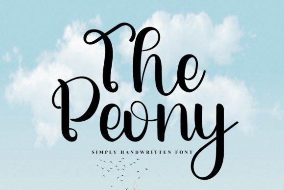 The Peony Font: Elevating Campaigns with Handwritten Elegance