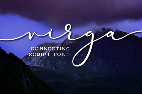 Virga Font: A Creative Typeface for Evolving Brand Identities