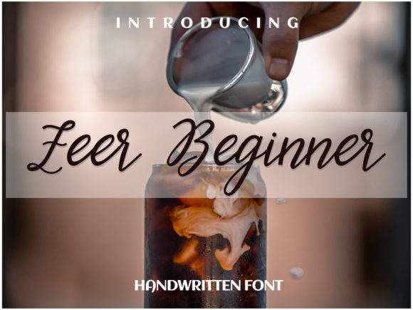 Zeer Beginner: The Handwritten Font That Elevates Your Campaign
